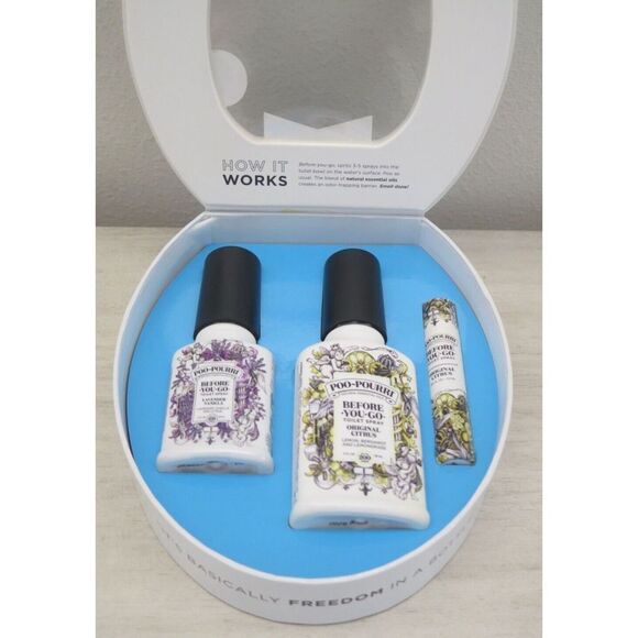 Poo-Pourri Potty Box Freedom Set - Limited Edition - Potty Box Toilet Spray - Picture 3 of 7